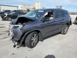 Salvage cars for sale from Copart New Orleans, LA: 2017 Honda Pilot EXL
