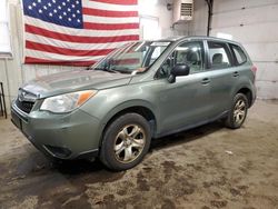 Salvage cars for sale from Copart Lyman, ME: 2014 Subaru Forester 2.5I
