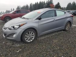 Salvage cars for sale at Graham, WA auction: 2015 Hyundai Elantra SE