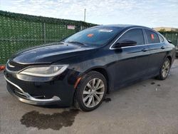 Salvage cars for sale from Copart Orlando, FL: 2015 Chrysler 200 C