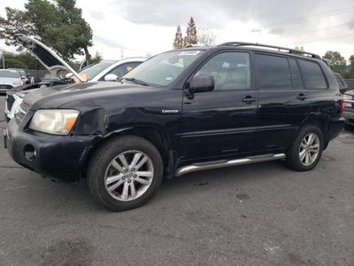 Salvage cars for sale from Copart San Martin, CA: 2006 Toyota Highlander Hybrid
