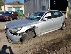 Salvage cars for sale at Chalfont, PA auction: 2008 BMW 550 I