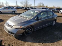 Salvage cars for sale from Copart Montreal Est, QC: 2009 Honda Civic DX