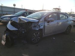 Salvage cars for sale at Dyer, IN auction: 2021 Nissan Versa SV