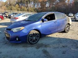 Salvage cars for sale at Waldorf, MD auction: 2015 Toyota Corolla L