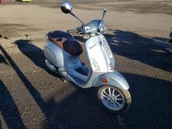 Salvage motorcycles for sale at Montreal Est, QC auction: 2022 Vespa PRIMAVERA/SPRINT 50