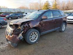 Vehiculos salvage en venta de Copart Davison, MI: 2010 Ford Edge SEL