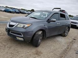 Salvage cars for sale at San Antonio, TX auction: 2011 Acura MDX Technology