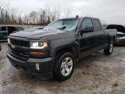 Salvage trucks for sale at Leroy, NY auction: 2016 Chevrolet Silverado K1500 LT