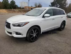 Salvage cars for sale at Gaston, SC auction: 2017 Infiniti QX60