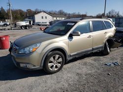 Salvage cars for sale from Copart York Haven, PA: 2010 Subaru Outback 2.5I Limited