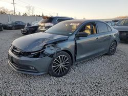 Salvage cars for sale at Franklin, WI auction: 2016 Volkswagen Jetta Sport