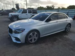 Vehiculos salvage en venta de Copart Miami, FL: 2017 Mercedes-Benz E 300 4matic
