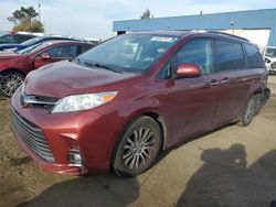 Salvage vehicles for parts for sale at auction: 2020 Toyota Sienna XLE