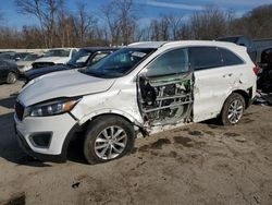 Salvage cars for sale at Ellwood City, PA auction: 2018 KIA Sorento LX
