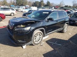 Jeep salvage cars for sale: 2019 Jeep Cherokee Latitude