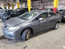 Salvage cars for sale at Woodburn, OR auction: 2013 Honda Civic LX