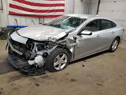 Salvage cars for sale from Copart Lyman, ME: 2022 Chevrolet Malibu LT