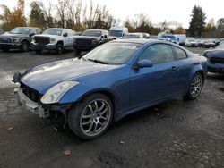 Salvage cars for sale at Portland, OR auction: 2006 Infiniti G35