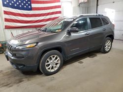 Salvage cars for sale from Copart Lyman, ME: 2014 Jeep Cherokee Latitude