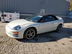 Salvage cars for sale from Copart West Mifflin, PA: 2002 Mitsubishi Eclipse Spyder GS
