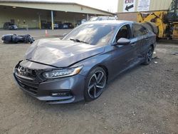 Salvage cars for sale at Marlboro, NY auction: 2019 Honda Accord Sport