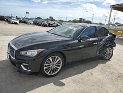 Infiniti Vehiculos salvage en venta: 2023 Infiniti Q50 Luxe