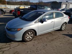 Honda Civic salvage cars for sale: 2012 Honda Civic LX