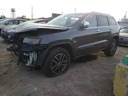 Jeep Grand Cherokee Limited salvage cars for sale: 2017 Jeep Grand Cherokee Limited