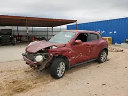 Salvage cars for sale at Andrews, TX auction: 2011 Nissan Juke S