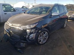 Salvage cars for sale at Elgin, IL auction: 2018 Chevrolet Equinox Premier