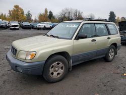 Subaru salvage cars for sale: 2001 Subaru Forester L