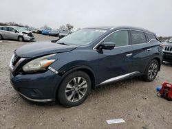 Salvage cars for sale from Copart West Warren, MA: 2015 Nissan Murano S