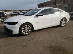 Chevrolet salvage cars for sale: 2016 Chevrolet Malibu LT