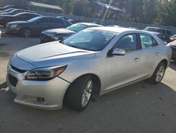 Chevrolet salvage cars for sale: 2015 Chevrolet Malibu 1LT