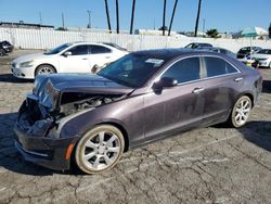 Salvage cars for sale at Van Nuys, CA auction: 2015 Cadillac ATS Luxury