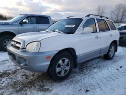 Salvage cars for sale from Copart Columbia Station, OH: 2005 Hyundai Santa FE GLS