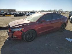 Salvage cars for sale at Kansas City, KS auction: 2018 Ford Fusion SE