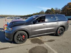 Salvage cars for sale from Copart Brookhaven, NY: 2019 Dodge Durango R/T