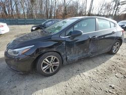 Salvage cars for sale at Candia, NH auction: 2017 Chevrolet Cruze LT