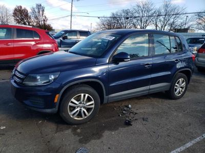 Salvage cars for sale from Copart Moraine, OH: 2013 Volkswagen Tiguan S