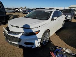 Chevrolet Malibu Vehiculos salvage en venta: 2016 Chevrolet Malibu Premier