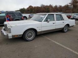 Salvage cars for sale at Brookhaven, NY auction: 1988 Lincoln Town Car Signature