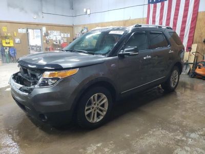 Salvage cars for sale from Copart Kincheloe, MI: 2015 Ford Explorer XLT