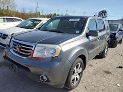 Honda salvage cars for sale: 2012 Honda Pilot Touring