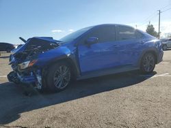 Salvage cars for sale at Rancho Cucamonga, CA auction: 2022 Subaru WRX