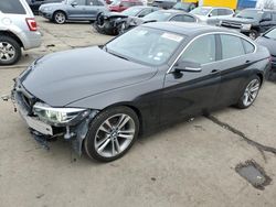 Salvage cars for sale from Copart Woodhaven, MI: 2019 BMW 430I Gran Coupe