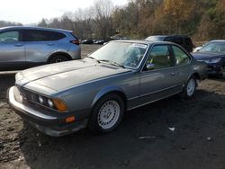 Vehiculos salvage en venta de Copart Marlboro, NY: 1987 BMW 635 CSI Automatic L6