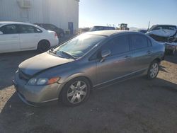 Salvage cars for sale from Copart Tucson, AZ: 2006 Honda Civic LX