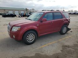 Mercury salvage cars for sale: 2009 Mercury Mariner Premier